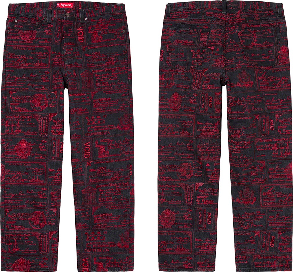 Checks Embroidered Jean view 2
